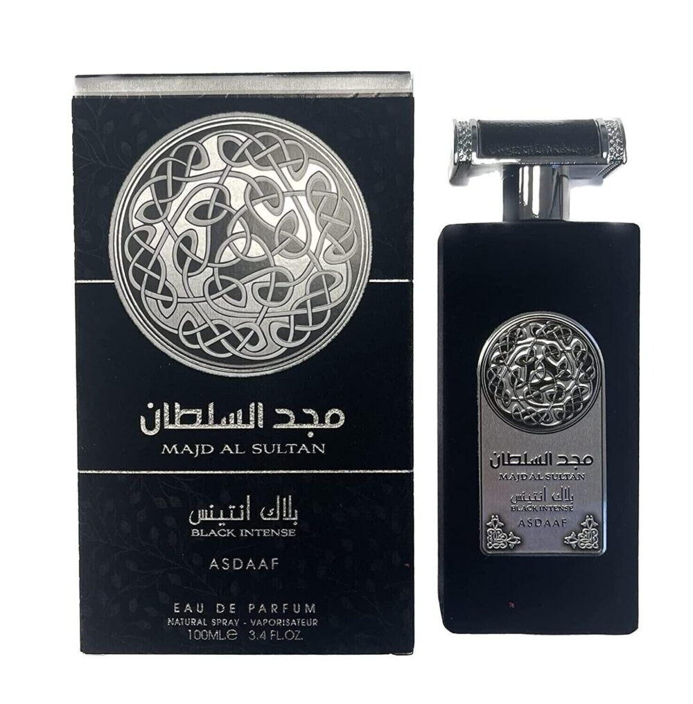 Majd Al Sultan Black Intense Asdaaf Eau De Parfum by Lattafa Perfumes  - 100ml